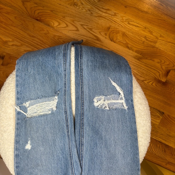 GRLFRND The Harlow high rise boot with slit hem in Blue Diamond size 25 - Picture 8 of 13